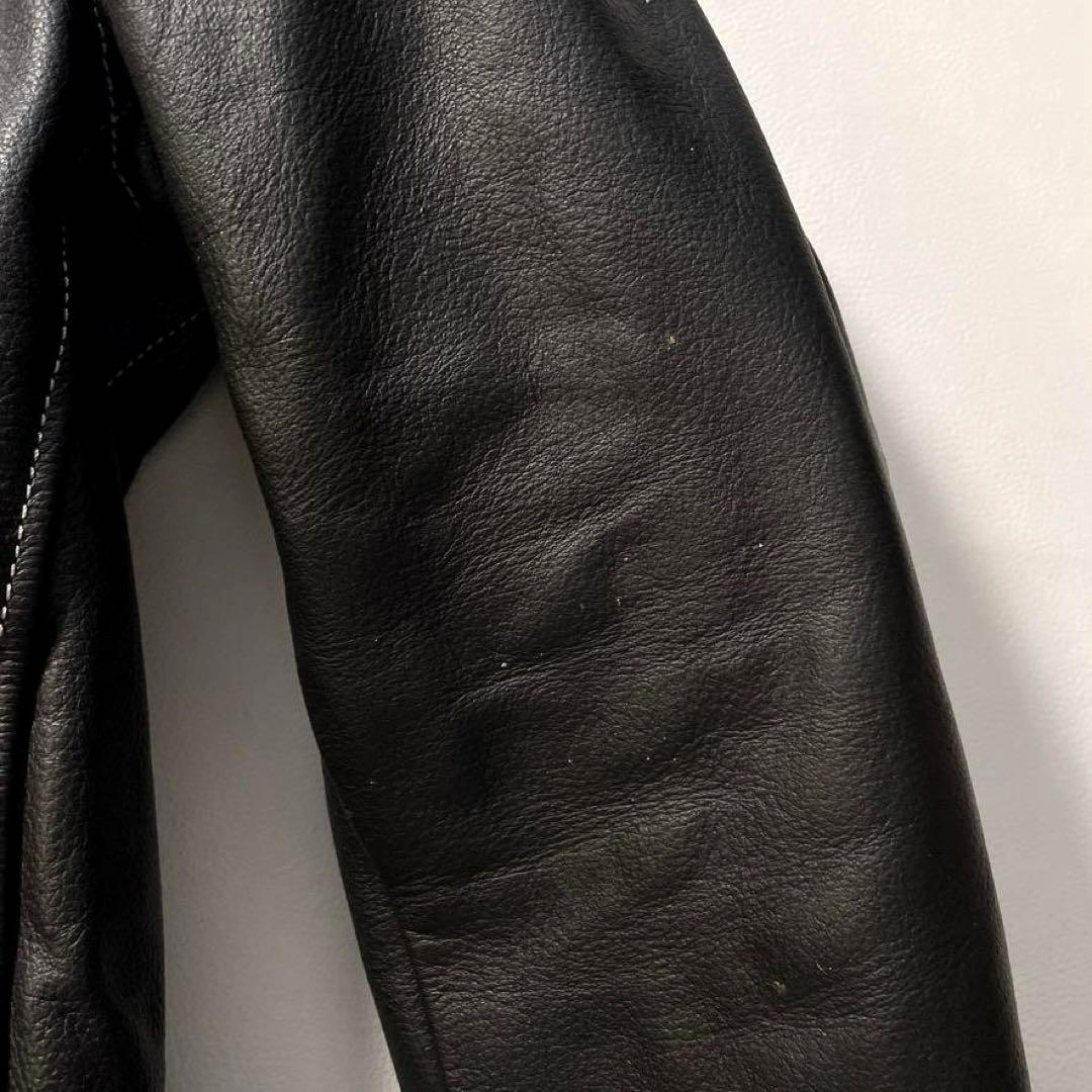 【なかじん】MOTO FIELD ライダースジャケット L レザー 黒