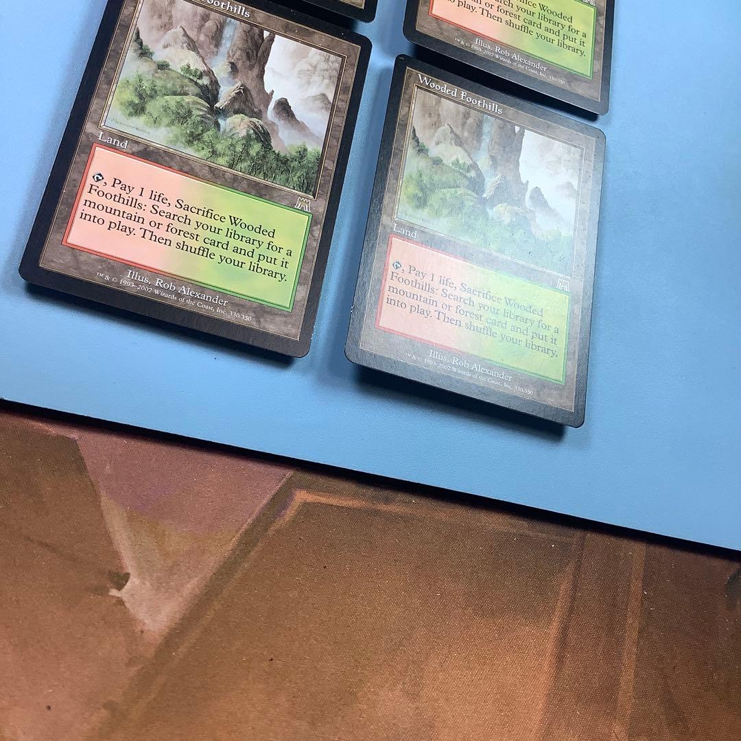 樹木茂る山麓/Wooded Foothills ONS英語4枚セット