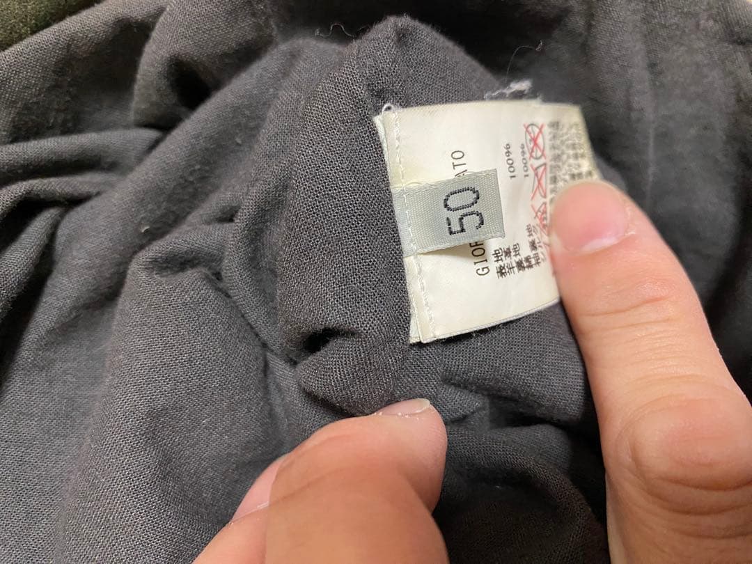 訳あり定価17万　giorgio brato レザージャケット カーキブラウン