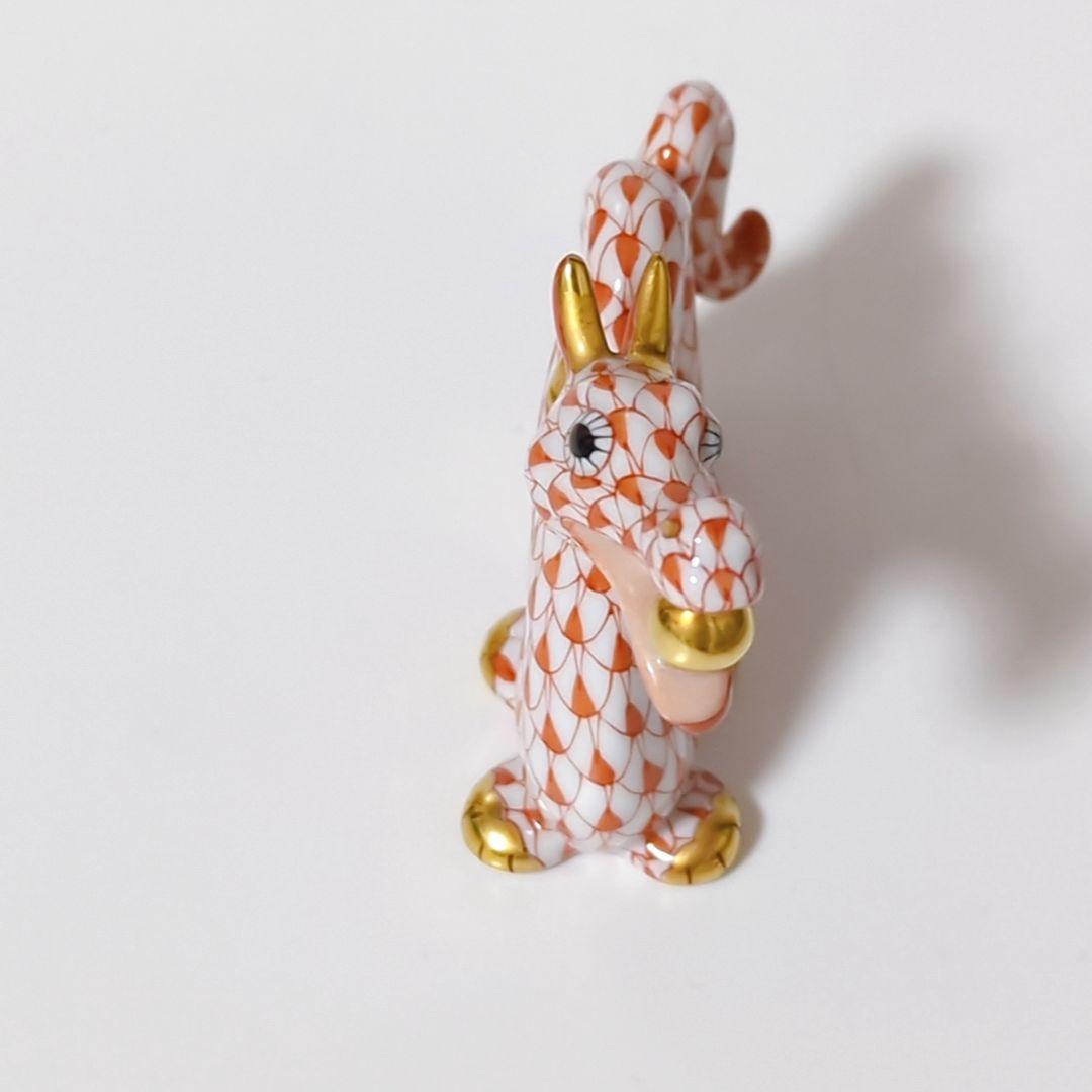 HEREND ヘレンド フィギュリン 龍 辰 竜 置物 干支 2000年