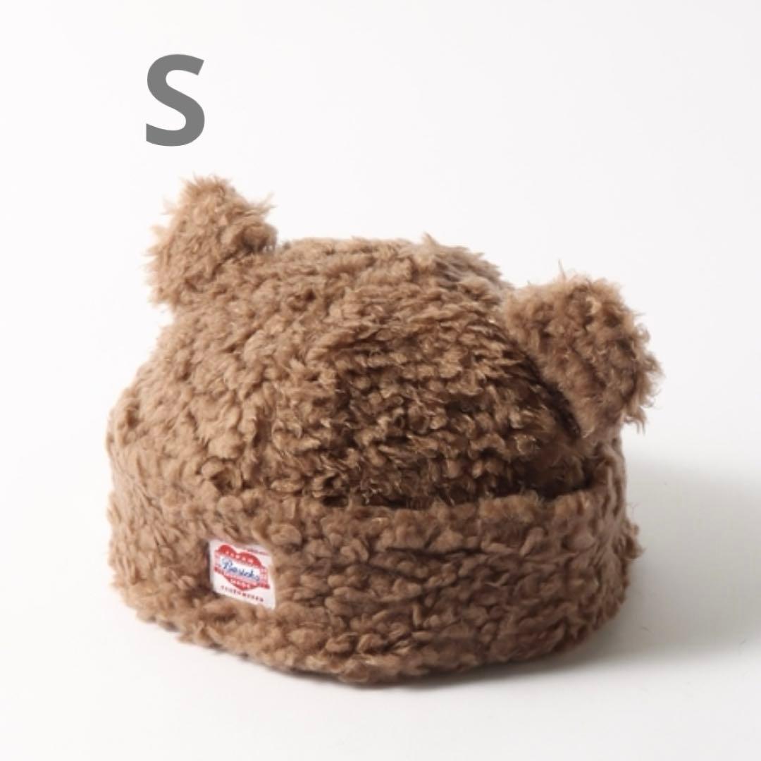 帽子 S BASICKS BEAR BEANIE BROWN