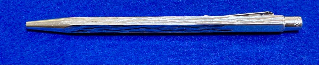 カランダッシュ　ベネシアン　ボールペン　銀張