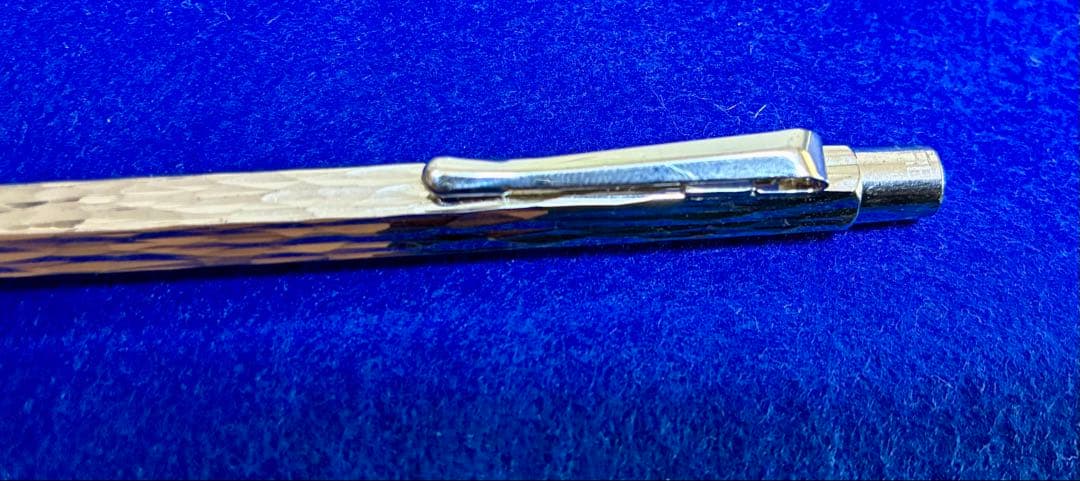 カランダッシュ　ベネシアン　ボールペン　銀張