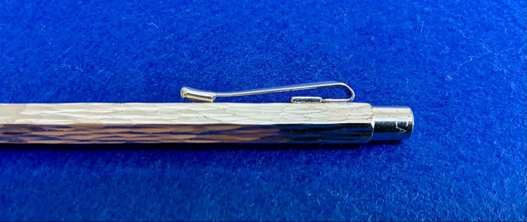 カランダッシュ　ベネシアン　ボールペン　銀張