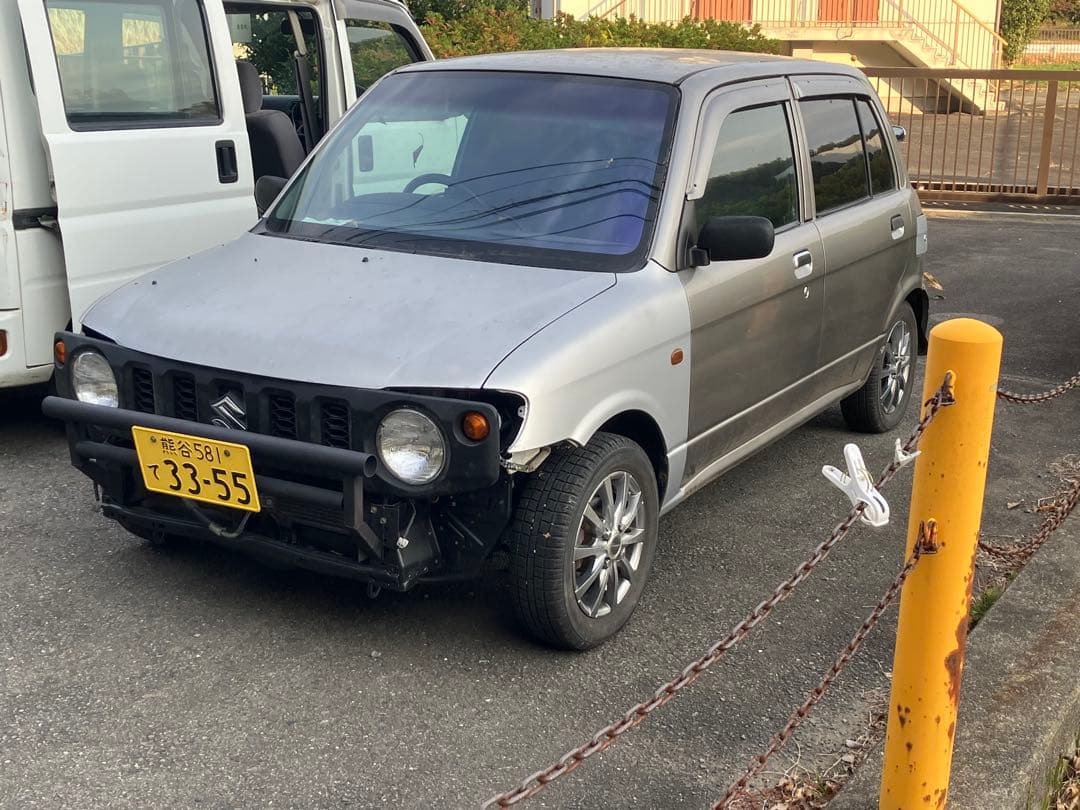 車検R8/4月　JB64ジムニー顔のようなL700Sミラジーノ雪ドリ　ミサイル