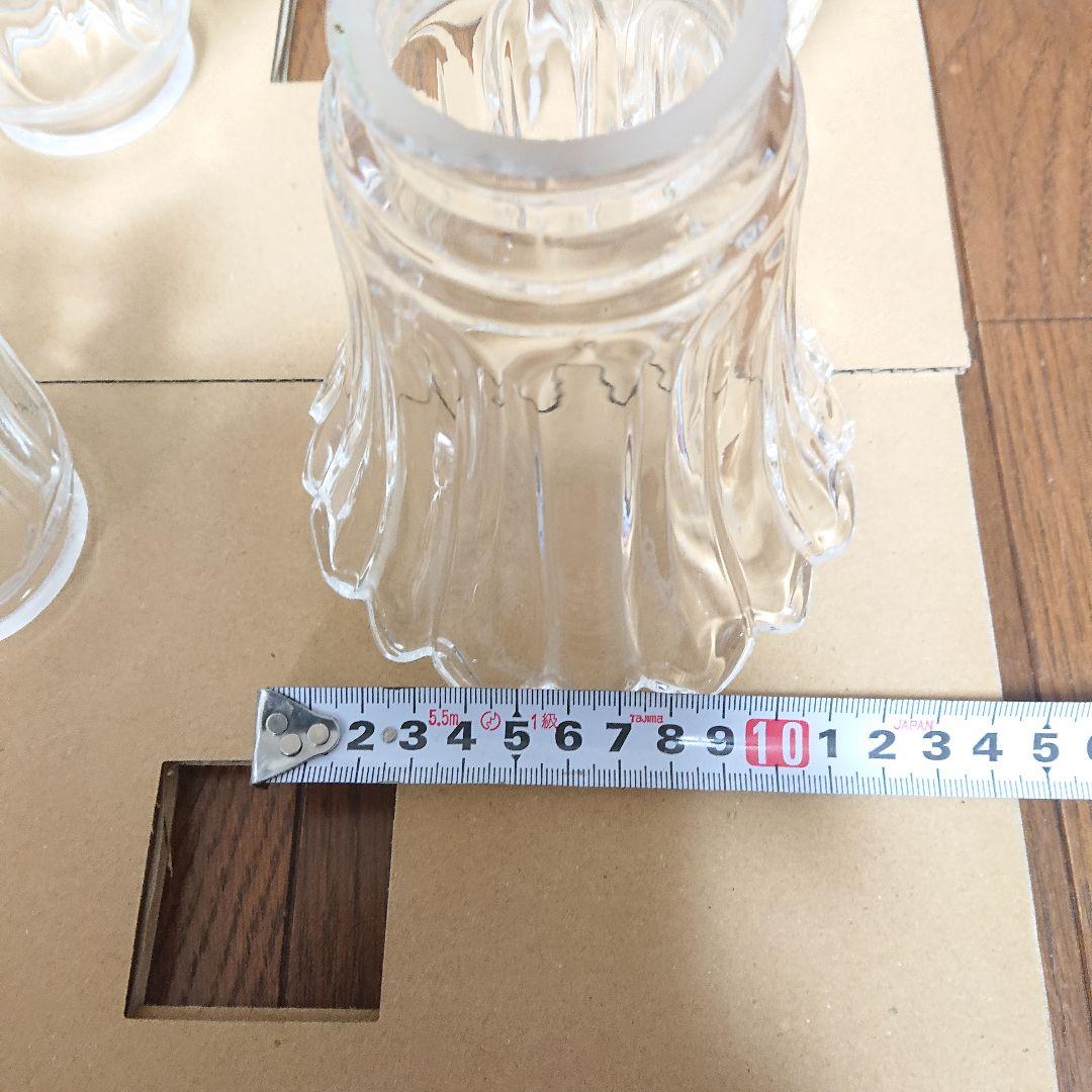 ガラスペンダントライト シャンデリア 4灯 照明器具 アンティーク サンヨウ