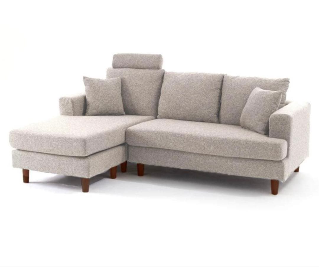 4/6まで！《2025/3/15購入☆未使用に近い》LOWYA 3人掛けソファ