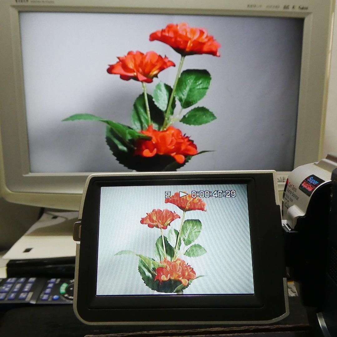 動作品ソニー DCR-TRV17 Mini DVビデオカメラDVDダビングに最適