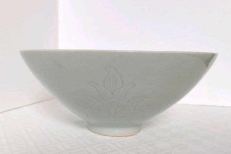 年末値下げ　安藤五作　白磁茶碗　樊川窯