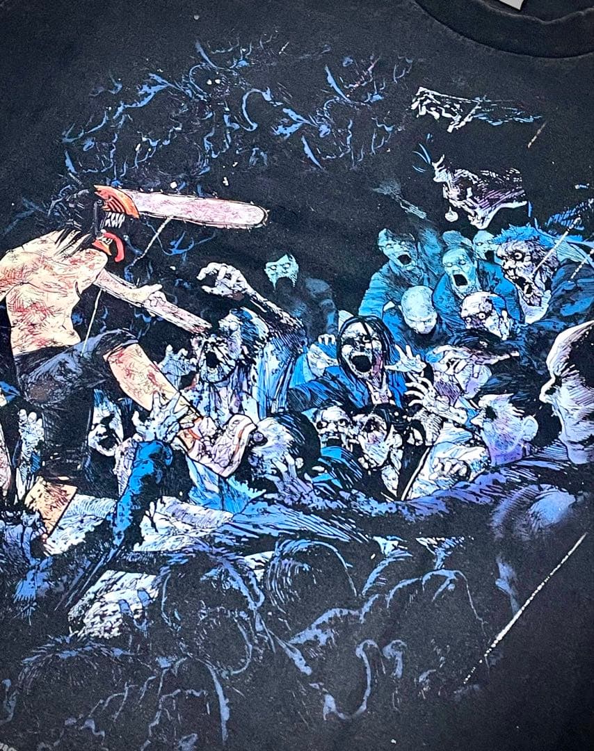 L*g様 希少　チェンソーマン　Tシャツ　デンジ　アニメ　ヴィンテージ　漫画　ポ
