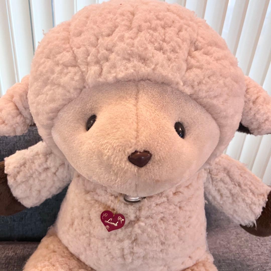 オリエンタルトーイ　ラムちゃん　羊　特大ぬいぐるみ　レトロ　当時物　希少