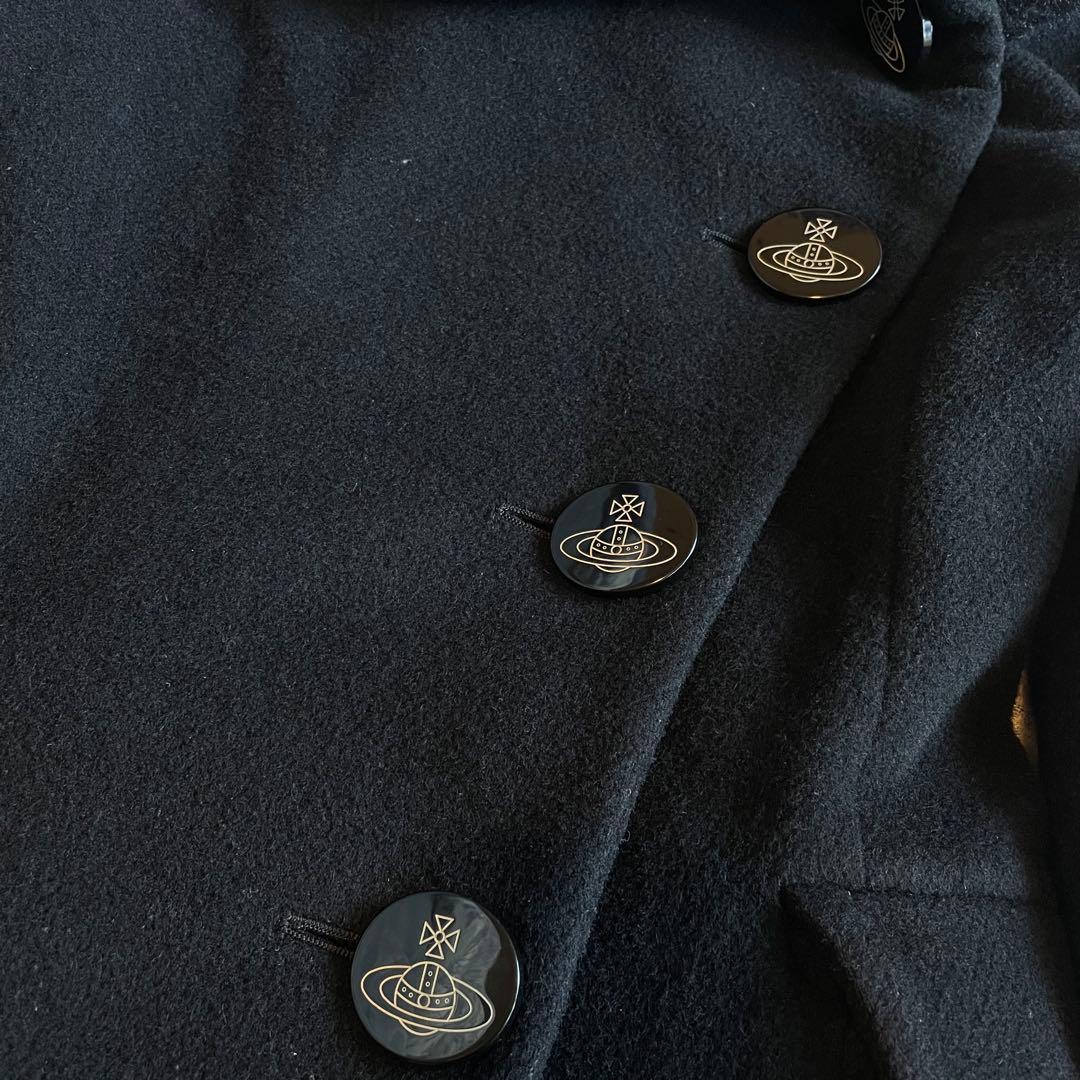 Vivienne Westwood ファーコート　オーブ　ボア　黒