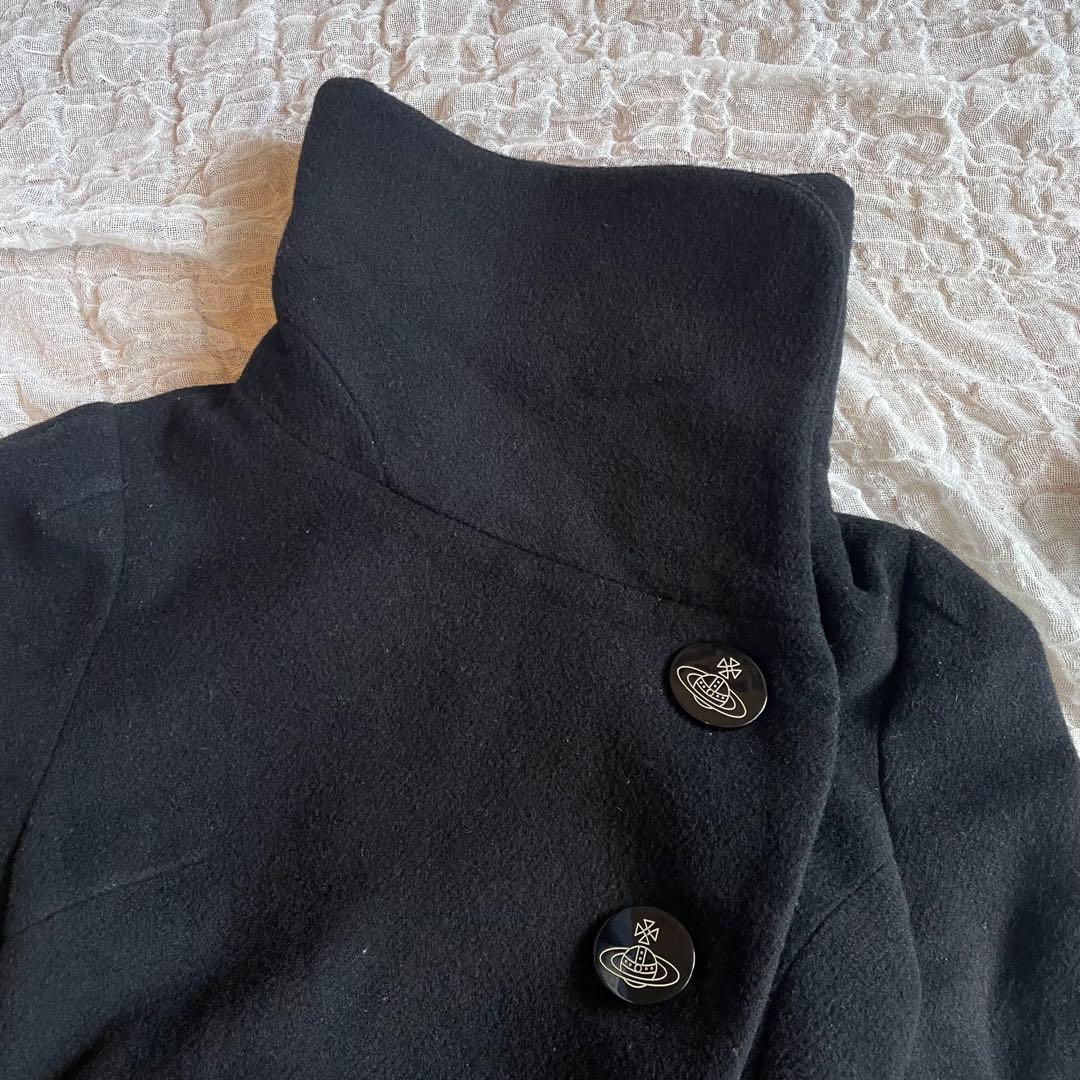 Vivienne Westwood ファーコート　オーブ　ボア　黒