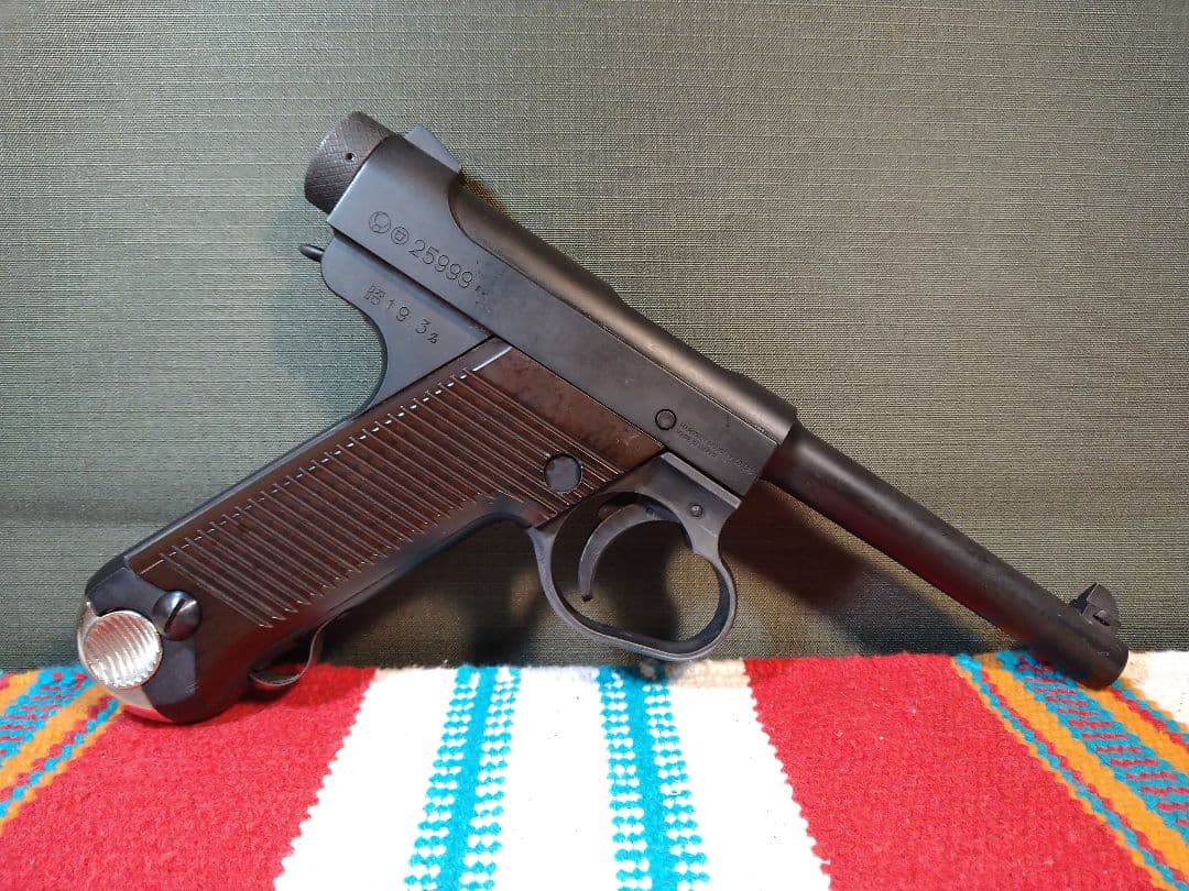 快調美品！マルシン　南部十四年式後期型　ガスブロ　HW樹脂ビンテージ仕様！箱無し