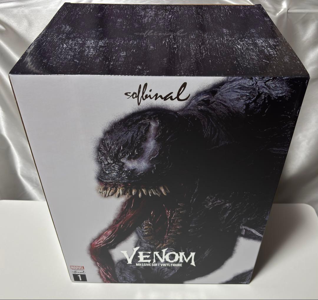 MARVEL ソフビナル ヴェノム ver.1 ヘッドパーツ付き 新品未開封品