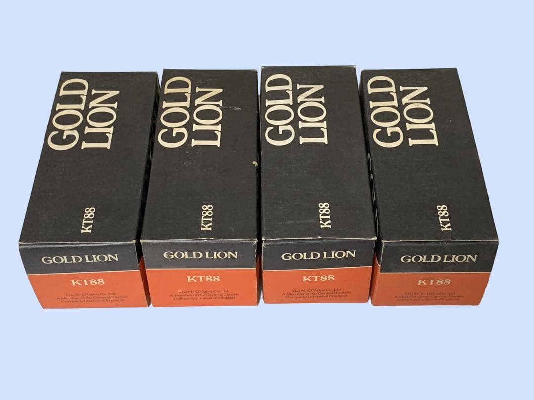 M6749 KT88 GOLD LION 英国製　4本　真空管 ジャンク品