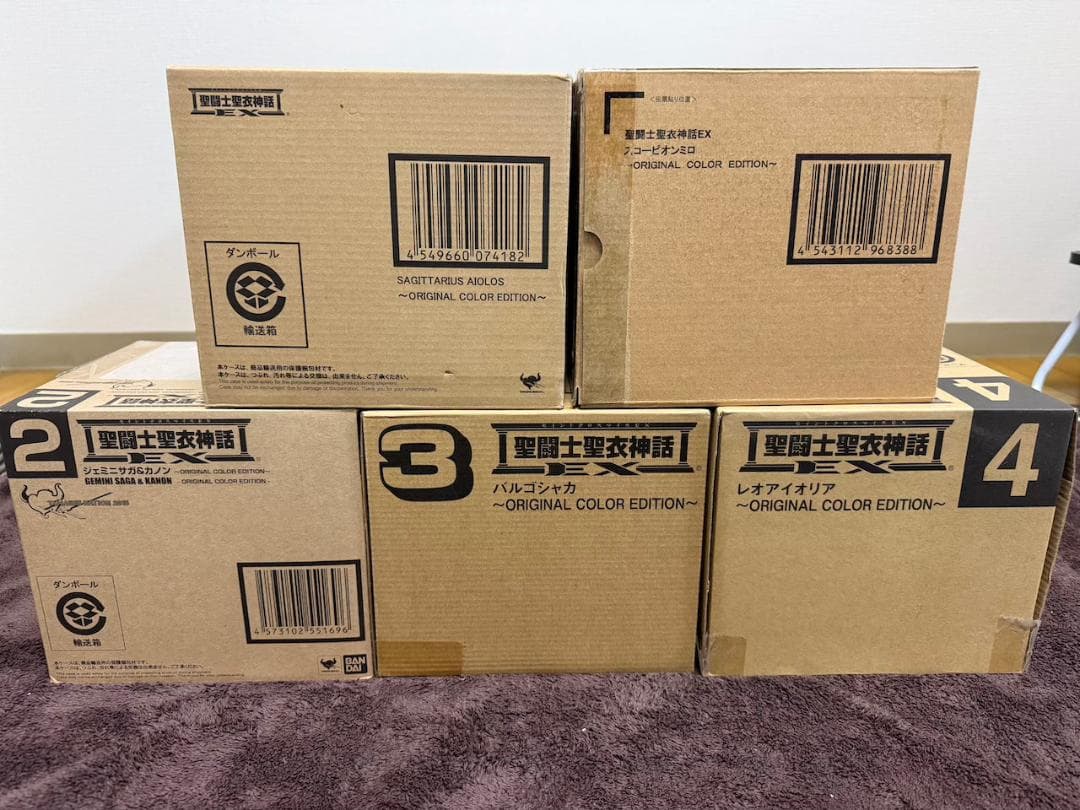 聖闘士聖衣神話EX 黄金聖闘士 OCE フィギュア 5個セット