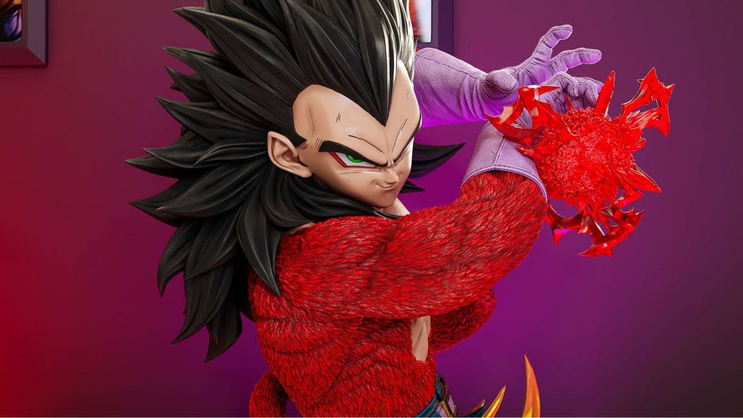 【新品】ドラゴンボール ベジータ スーパーサイヤ人4 半身 フィギュア