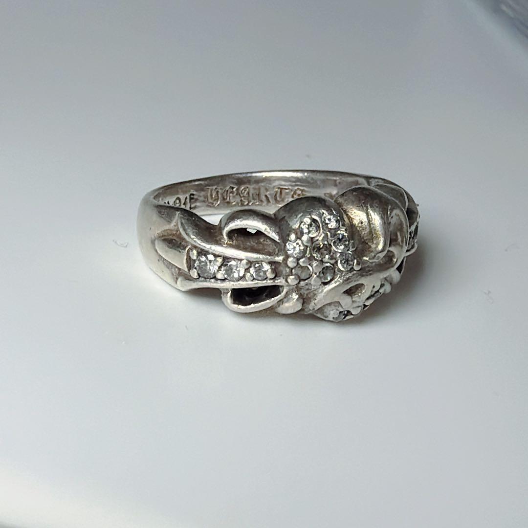 クロムハーツ　フローラル　ハートリング　17号