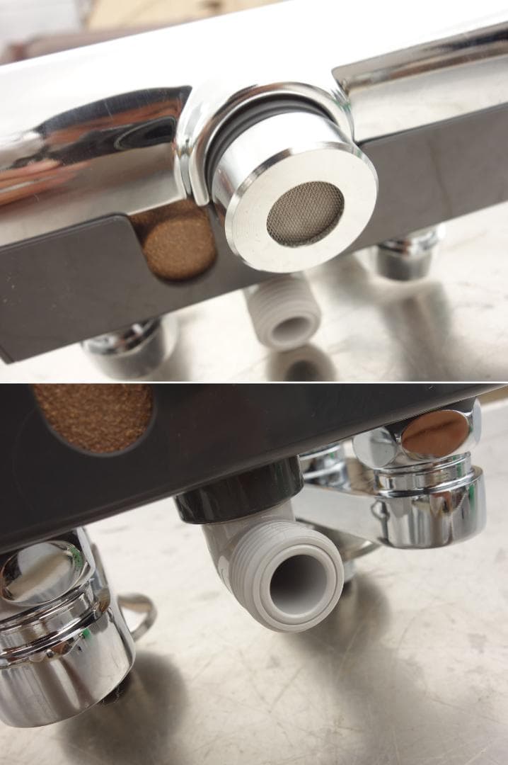 M▽▼KVK サーモスタット式シャワー 混合水栓 水道 (38017)