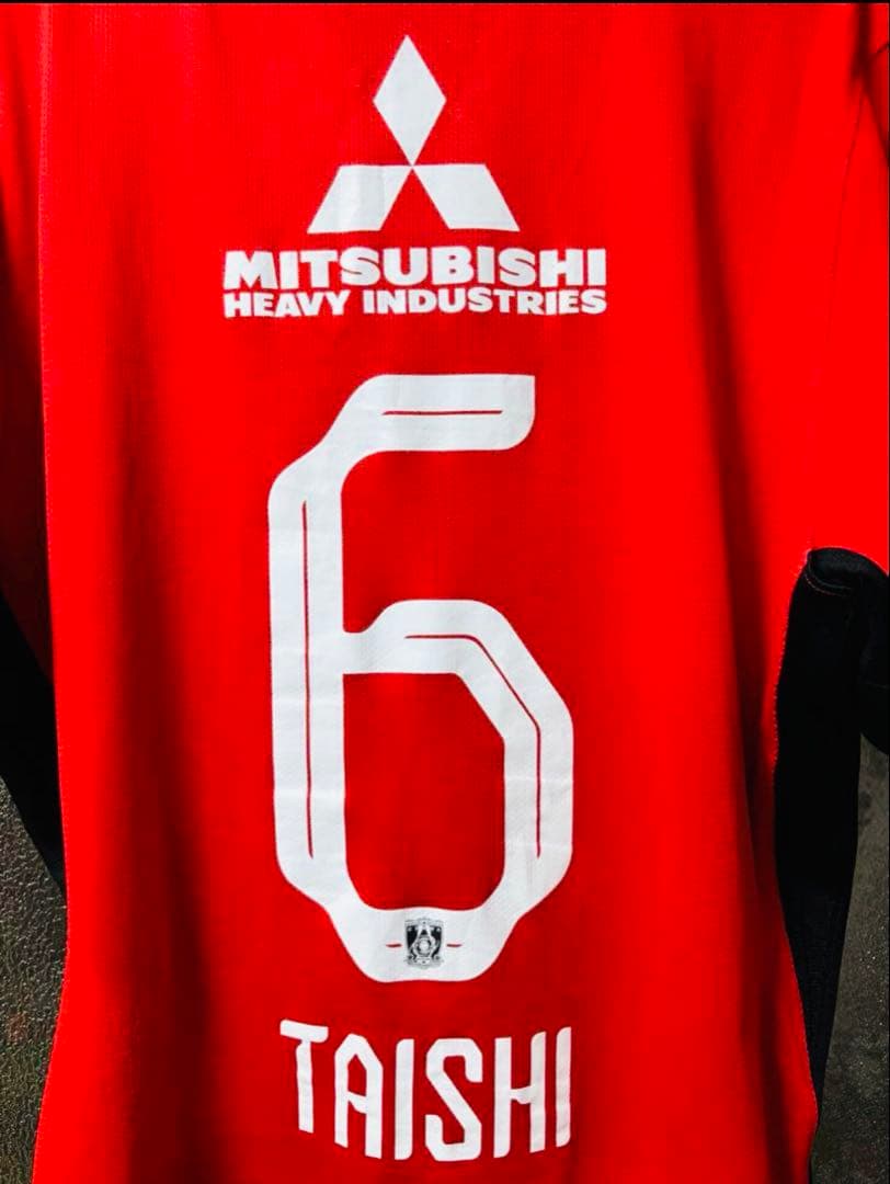 2025 浦和レッズ　オーセンティックユニフォーム　No.6 松本泰志　XXL