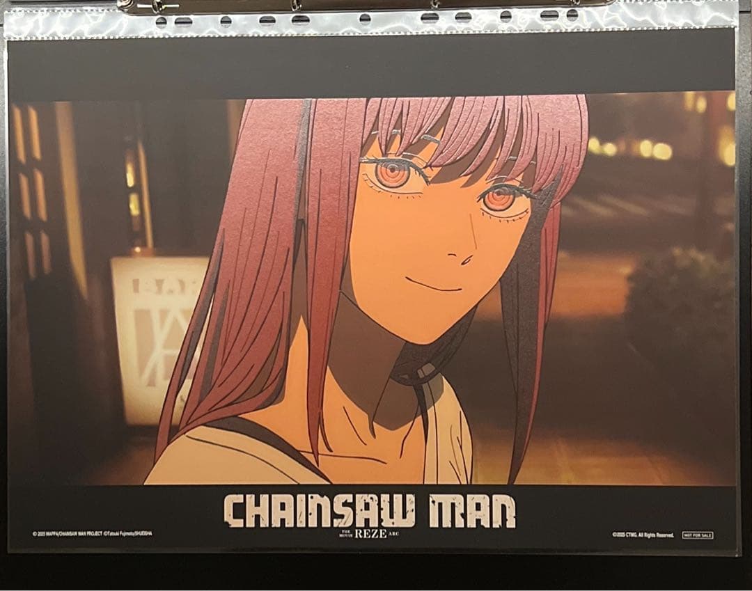 台湾限定 映画 チェンソーマン レゼ編 マキマ A3 夜光ポスター ポスター