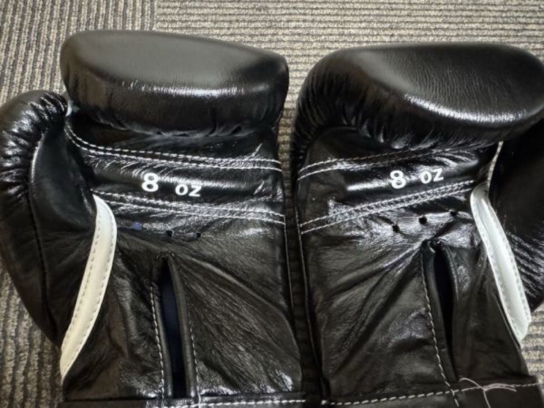 〔ウイニング〕Winningマジックテープ ボクシンググローブ 8oz ブラック