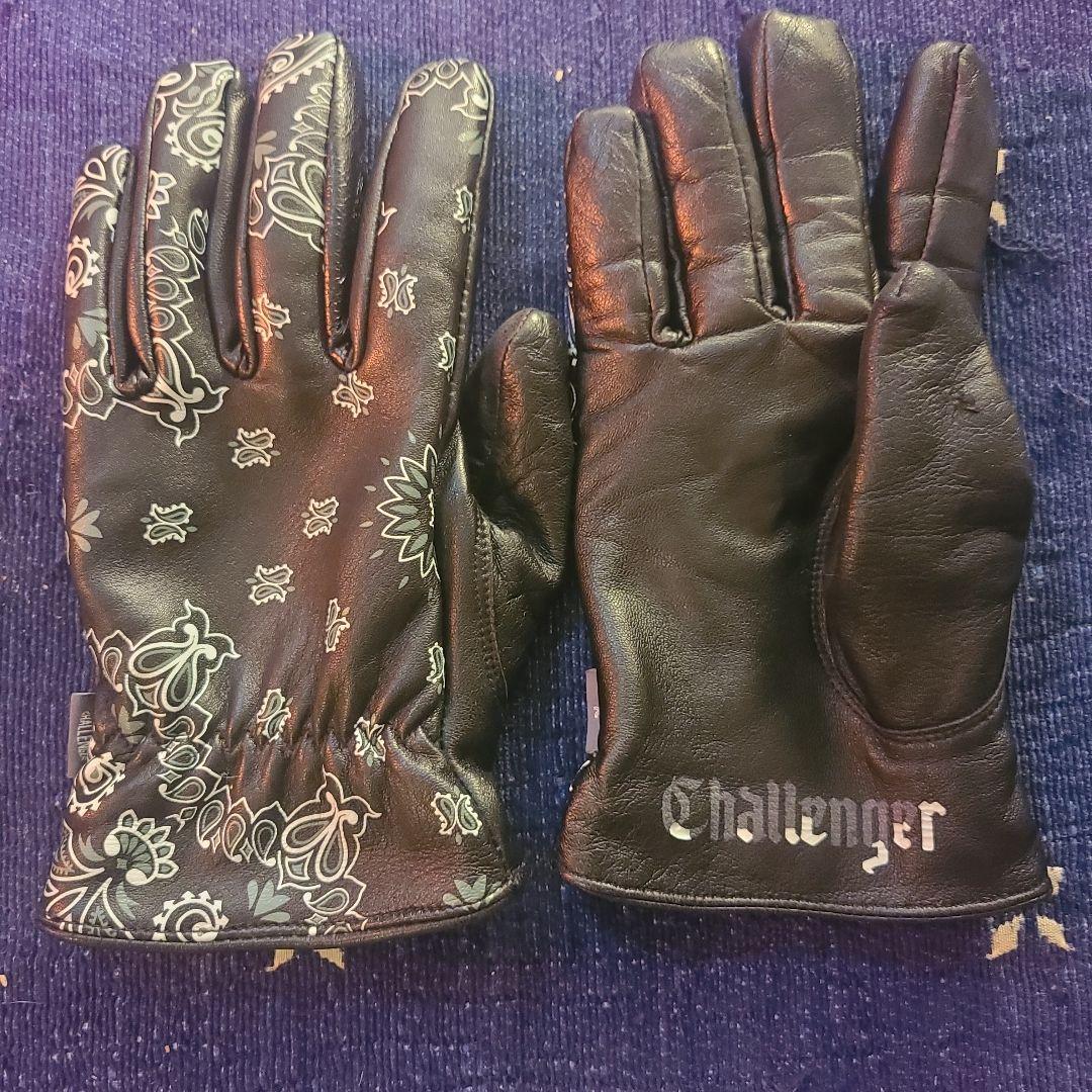 Challenger チャレンジャー ネイバーフッド サムズ レザー手袋 L