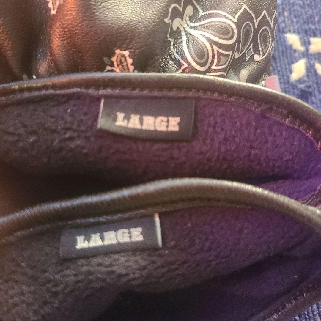 Challenger チャレンジャー ネイバーフッド サムズ レザー手袋 L