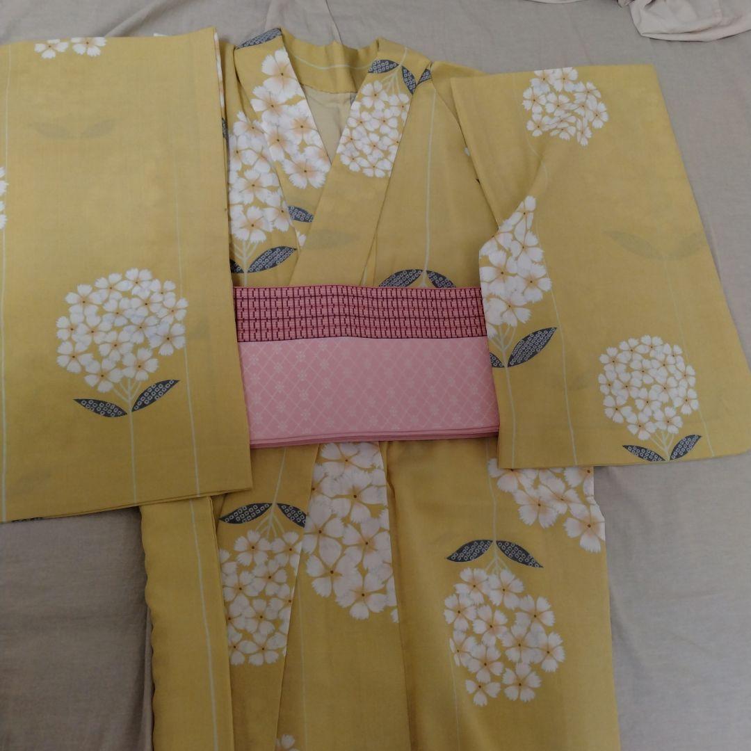 手縫い仕立ての浴衣(ポリエステル）