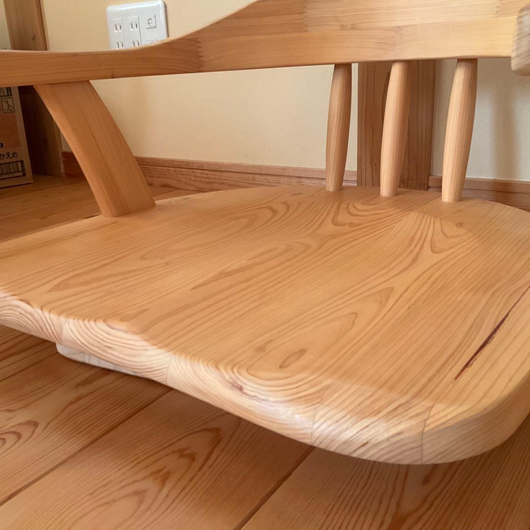 木製　回転座椅子　中古美品　送料込み