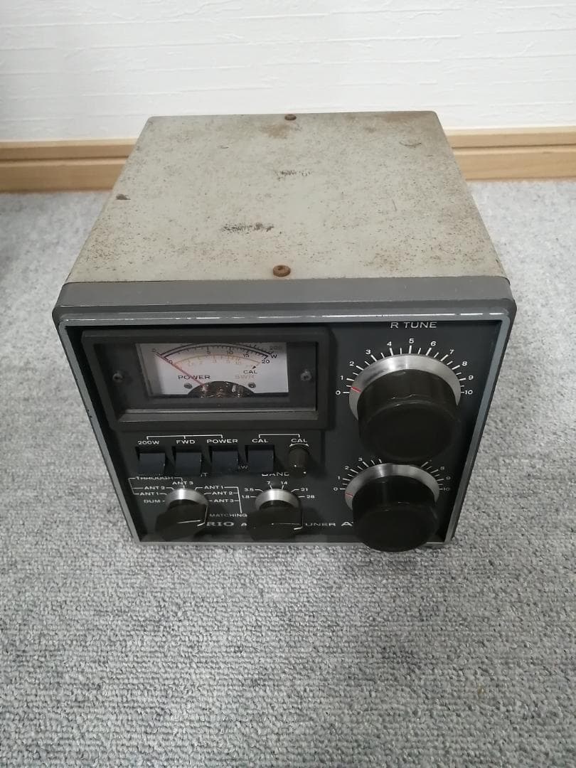 【中古】TRIO アンテナチューナー　AT-200　アマチュア無線