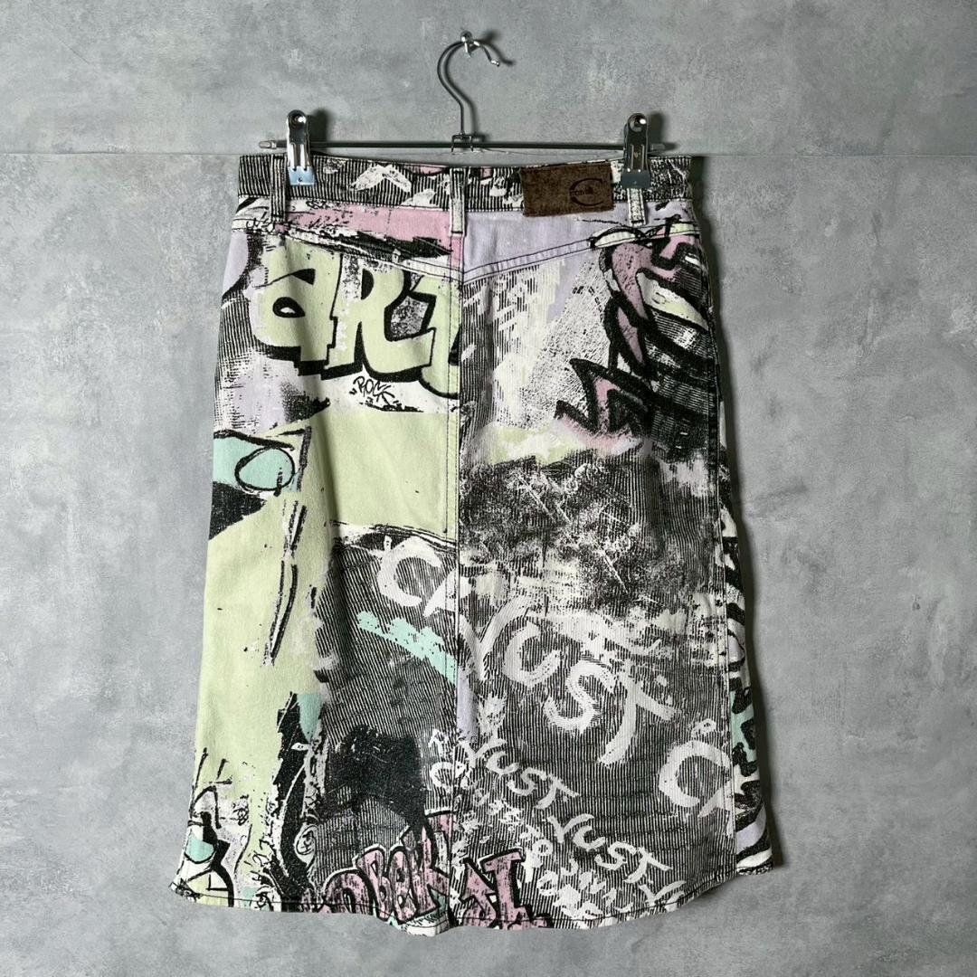 JUSTcavalli グラフィックデザイン デニムスカート N1635