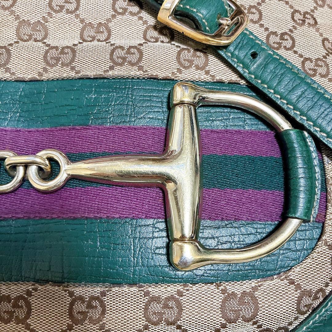 GUCCI グッチ　ショルダーバッグ シェリーライン　ホースビット
