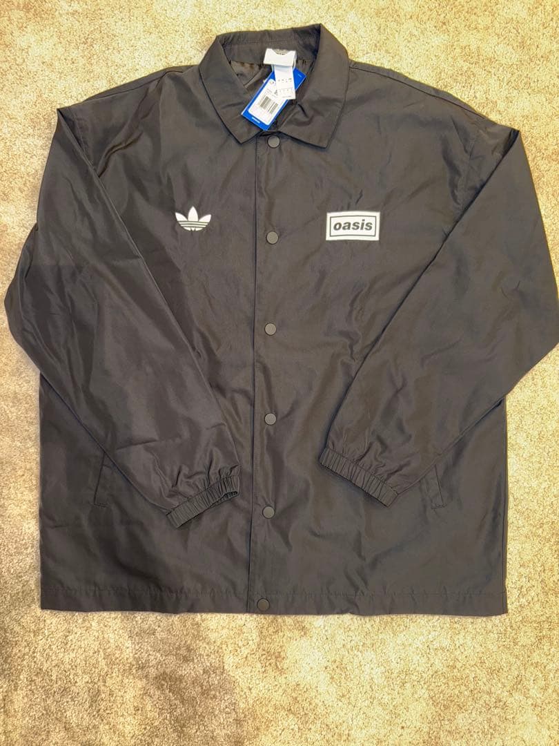 【即日発送】Oasis Live'25 Adidasコーチジャケット　ブラック