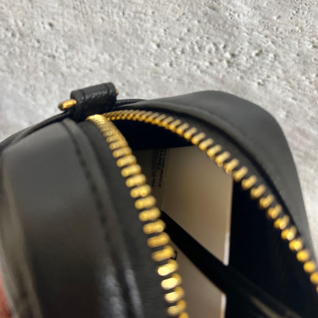 【新品未使用】CHANEL ブラック レザー ショルダーバッグ