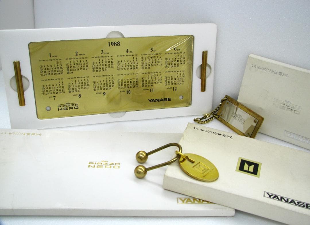 吉田三郎商店 YANASE PIAZZA NEROカレンダー 1988年 ⑥