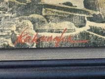 【真作】絵画　角坂優子　油彩4号　ぶどうのある静物　箱・黄袋入　X119