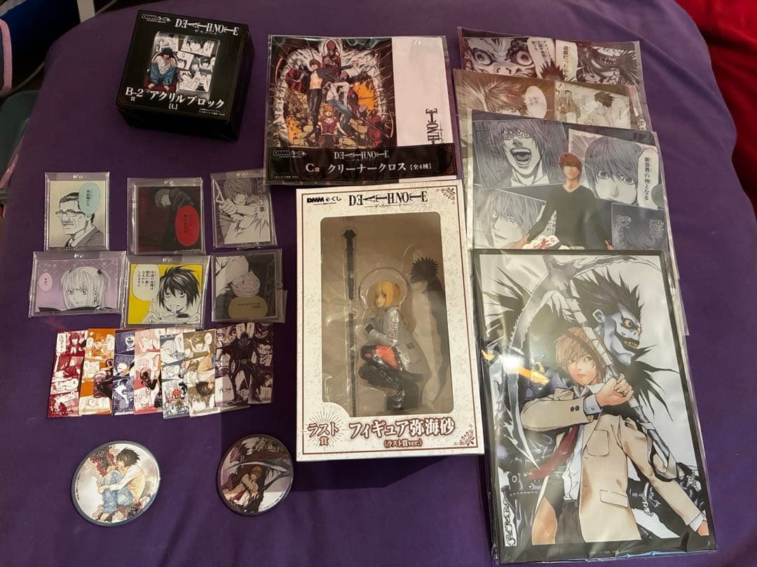 デスノート グッズ まとめ 弥海砂 ラスト賞 DMMくじ