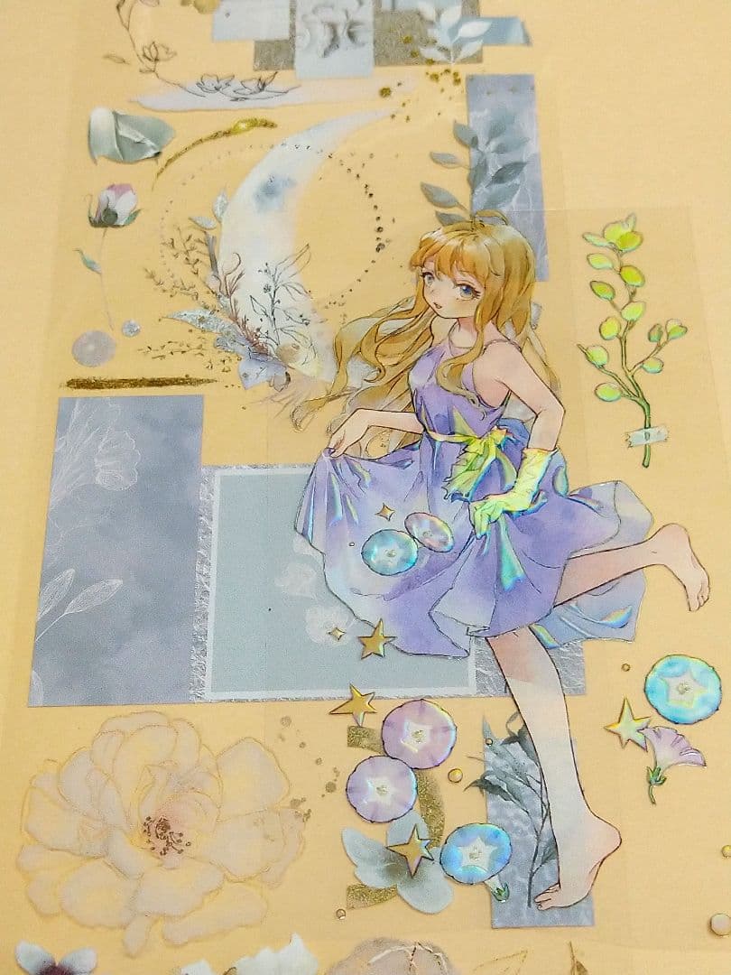 S25＃第二梦(PET)木栖与苔切り売り海外装飾マステ