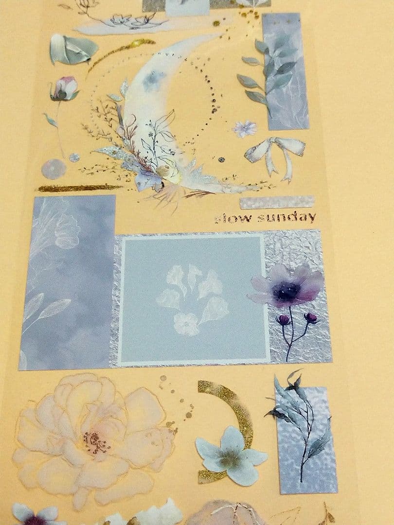 S25＃第二梦(PET)木栖与苔切り売り海外装飾マステ