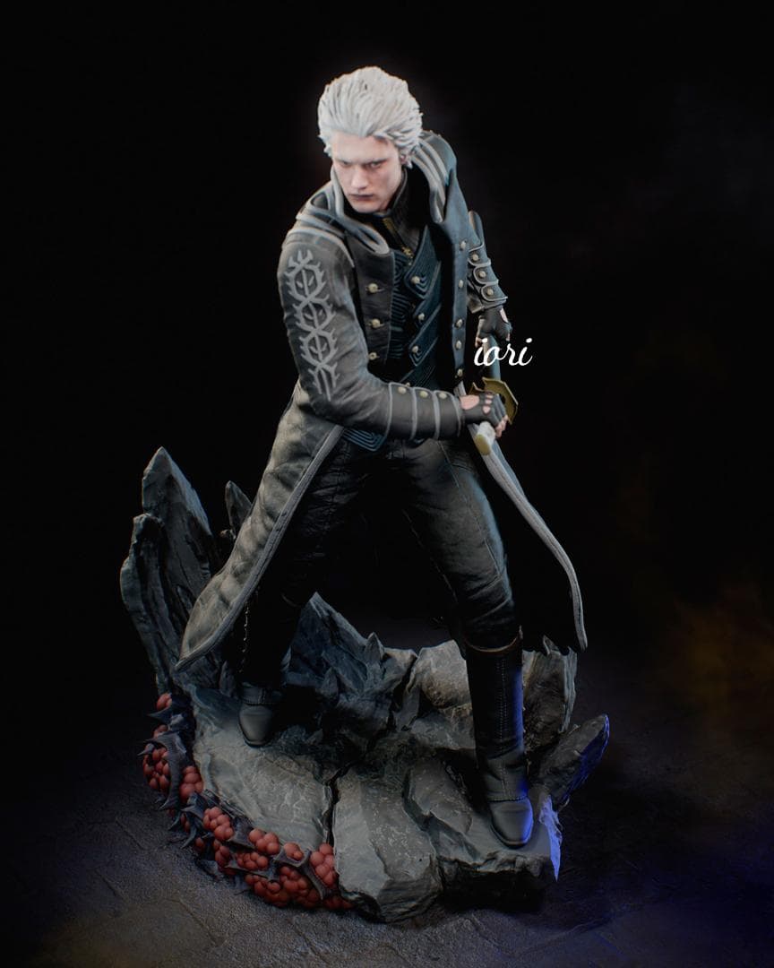 1/10　未塗装 未組立　フィギュア　ガレージキット 【 バージル 】