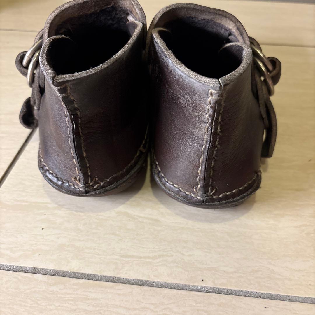 ダークブラウン バックル付き　ARROW MOCCASIN リングブーツ