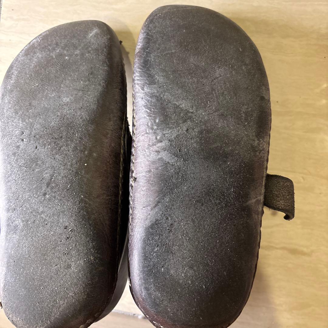 ダークブラウン バックル付き　ARROW MOCCASIN リングブーツ