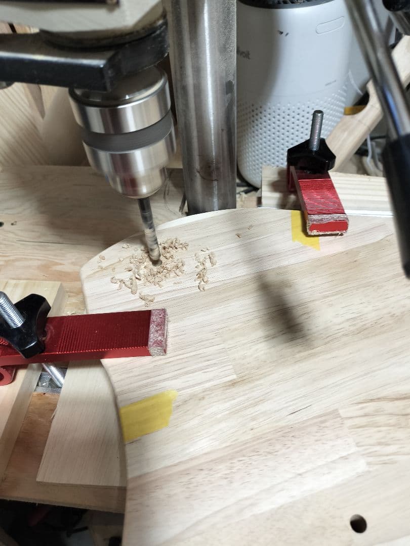 ♪沖縄三線スタンド　正面向き2丁並び引き出し付き♪