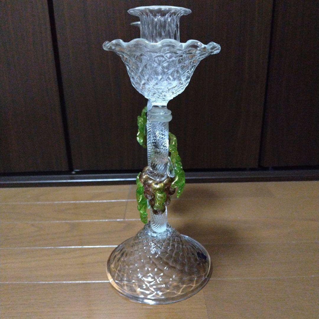 超高級13万以上ムラーノ ベネチアングラス美術品 大型キャンドルホルダー ランプ