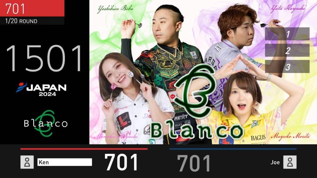 日本ダーツ祭り 2024 blanco 限定 ダーツライブカード