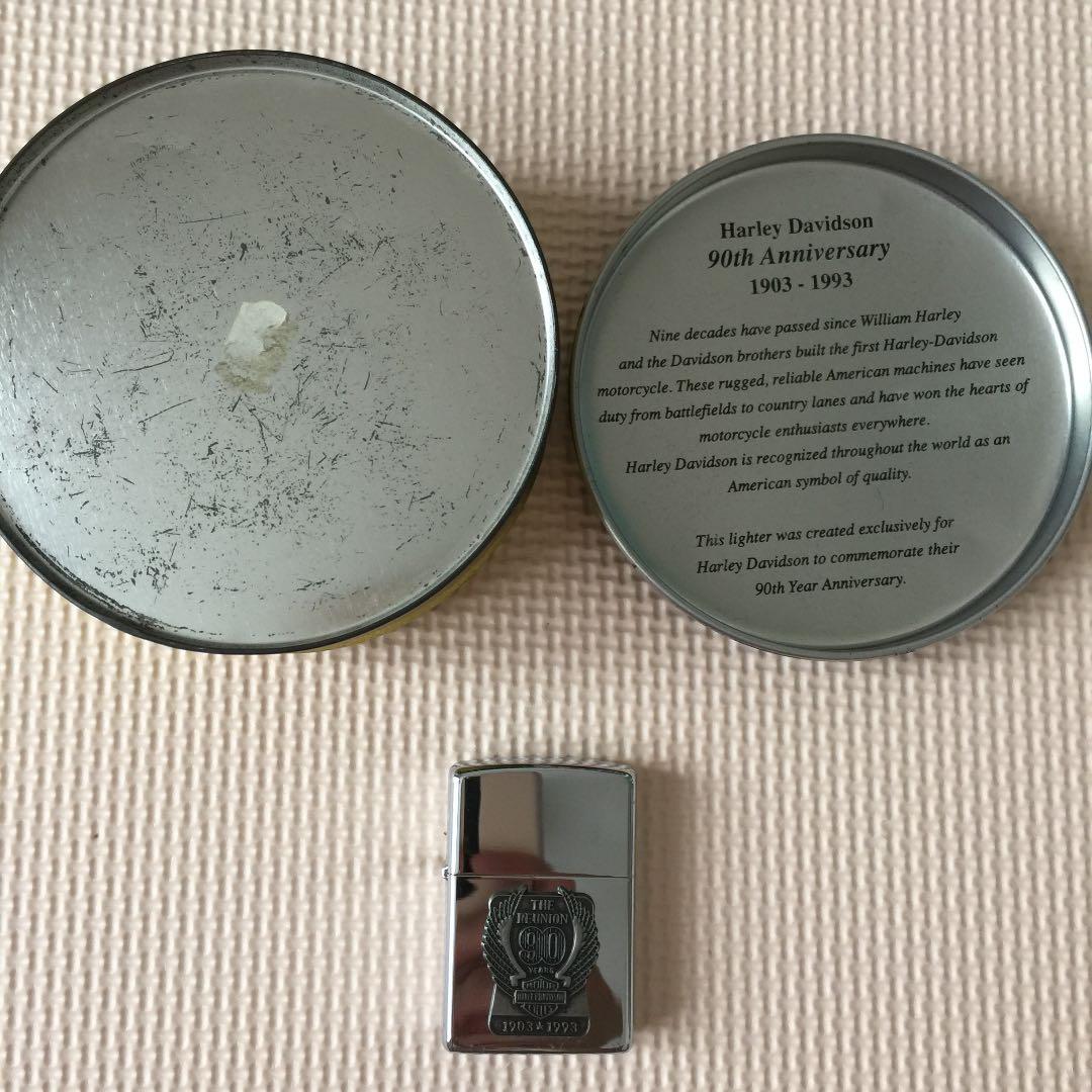 ハーレー ダビッドソン 90周年 記念 zippo ライター 未使用