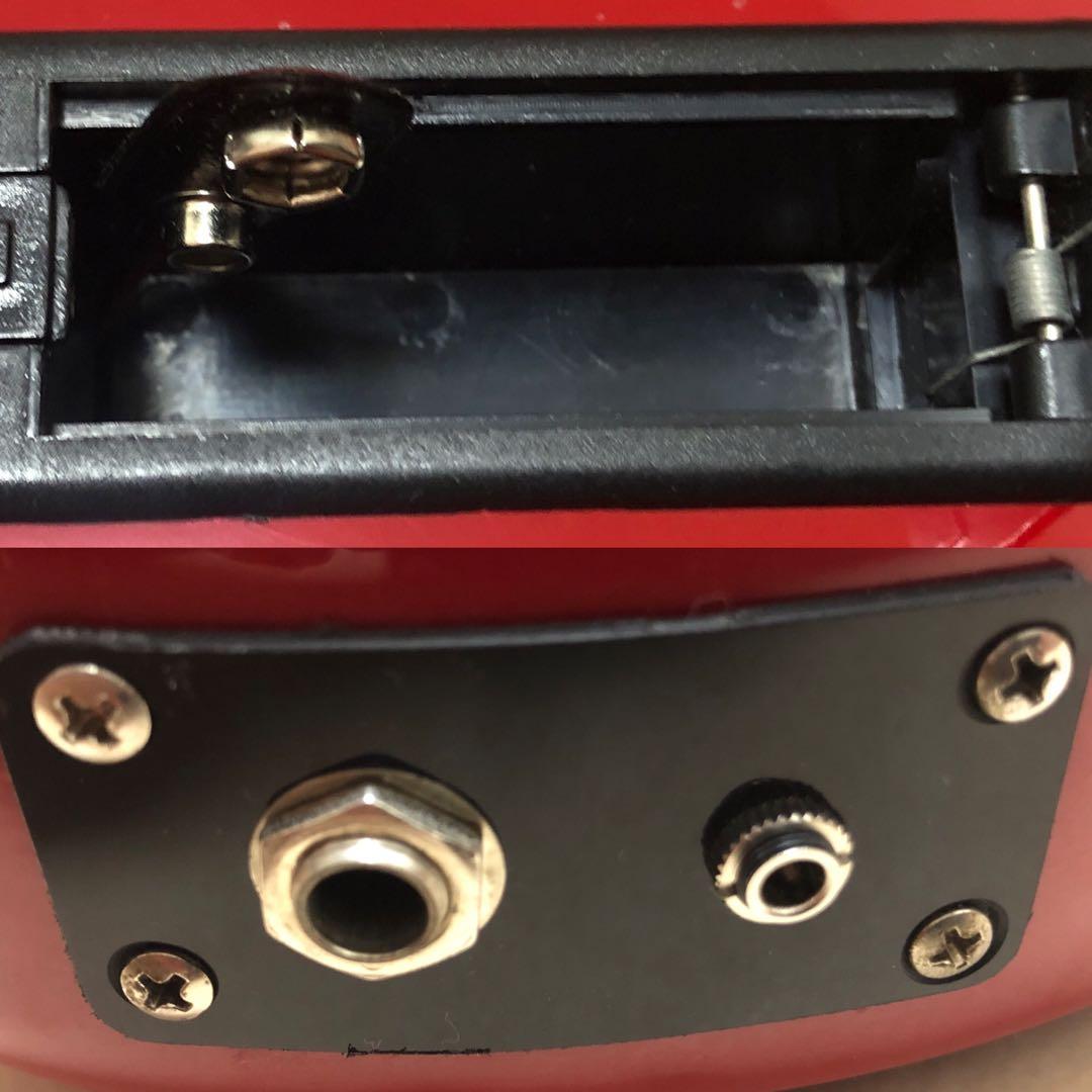 【超美品】ZO-3 レッド アンプ内蔵ミニギター 専用ケース付 ぞーさん