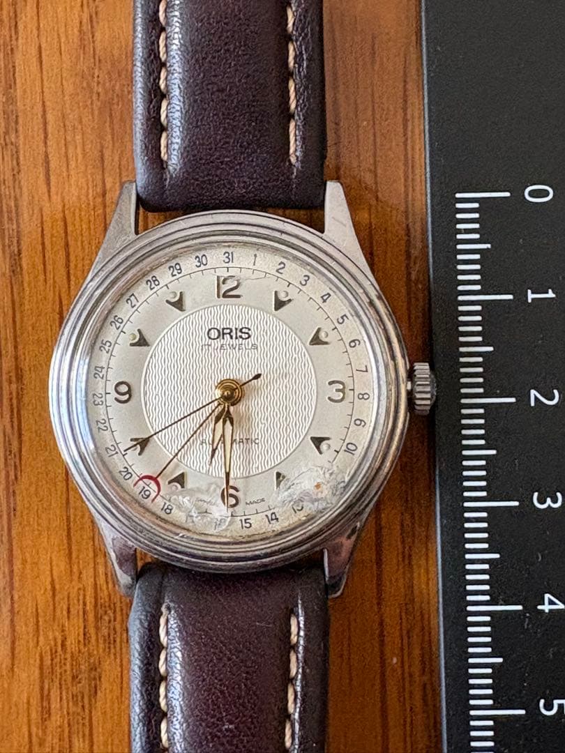 【ORIS】オリス　ポインターデイト　裏面スケルトン　自動巻　稼働品　ジャンク